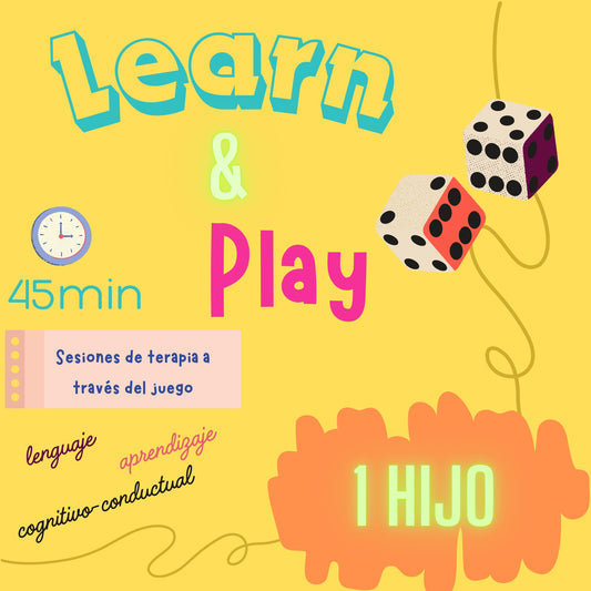 Terapias Learn & Play  1 Hijo [45min]