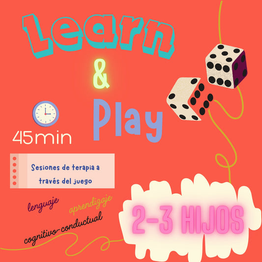 Terapias Learn & Play 2-3 Hijos [45min]